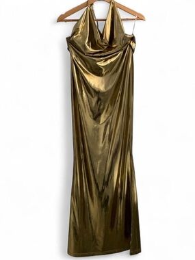 Babyboo Talisa Maxi Dress-Gold size small#glamour #party